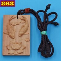 Dây đeo cổ song ngư gỗ ngọc am DMG84