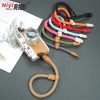 Dây Đeo Cổ Tay Gắn Máy Ảnh micro Cho leica camera fuji x100t xa5 xt30 xa4 sony a6000 zve1 zv1f