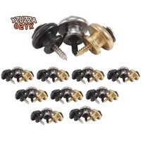Dây Đeo Đàn Guitar Nút Dây Đeo Đuôi Móng Tay Chân Có Ốc Vít Và Vòng Đệm Cho Đàn Guitar Acoustic Đàn Guitar Điện Dây Đeo Kim Loại 30 Miếng