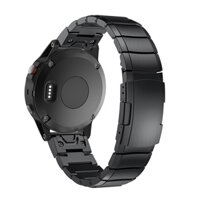 Dây đeo dành cho Garmin Fenix 5/ 5 Plus / Fenix 6/ Forerunner 935/ 945 Quickfit Stainless Steel - Black