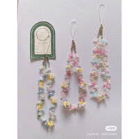 Dây đeo điện thoại hạt cườm hoa handmade (mẫu mới) CHILLMEOW