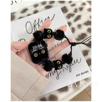 Dây đeo đính cườm hình mèo sang trọng thời trang cho Huawei Watch Fit 3 Accesorios cho Huawei Watch Fit2 Band Vòng đeo tay