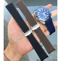 Dây Đeo Đồng Hồ Bằng Cao Su silicone Chống Nước 22mm Cho tag heuer aquaracer 300 series way211b way111a