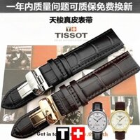 Dây đeo đồng hồ bằng da mới thay thế Tissot Original 1853 Le Locle T41 Dây đeo đồng hồ T006407Dây đeo đồng hồ sao biển Junya T461 bằng da thật dành cho nam và nữ