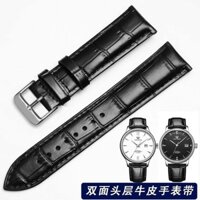 Dây đeo đồng hồ bằng da thật chính hãng Nam Nữ Vòng đeo tay 5844 / 5845 / 5693 / 51035 / 51001 / 5914 / 3874 Đen C65