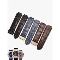 Dây đeo đồng hồ bằng da thật cho dòng Hublot Big Bang, phụ kiện đồng hồ 25*19/21*13/25*19 cho nam