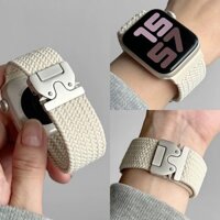Dây đeo đồng hồ bằng nylon bện cho Apple Watch Series 10 Ultra 9 8 7 6 5 SE 40mm  41mm 44mm 45mm 42/46mm 49mm