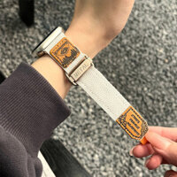 Dây đeo đồng hồ bằng nylon Velcro cho Apple Watch Series 10 9 8 7 6 5 SE 41mm 42mm 44mm 45mm 46mm 49mm