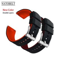 Dây Đeo Đồng Hồ Bằng Silicon Mềm Tháo Gỡ Nhanh Cao Cấp 20mm 22mm Cho Nam