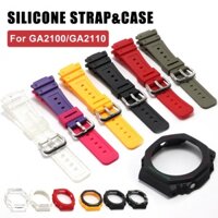 Dây Đeo Đồng Hồ Bằng Silicone Cao Su Cho Casioak GA2100 GA2110