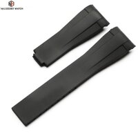 Dây đeo đồng hồ cao su 20mm cho Rolex Submariner GMT Master II Explorer II Milgauss Daytona Oysterflex Yacht