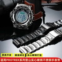 Dây đeo đồng hồ Casio PRW-3500 / 2500 / 5100 PRG-260 / 500 Vòng đeo tay bằng thép không gỉ