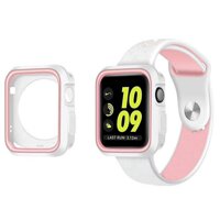 Dây đeo đồng hồ cho Apple dây đeo cổ tay thay thế bằng silicon mềm leehur kiểu thể thao cho Apple Watch Series 3/2/1 Sport /Edition/Nike + 42mm LazadaMall
