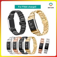 Dây đeo đồng hồ cho Fitbit Charge 3 / Fitbit Charge 4 / Fitbit Charge 3 SE Bands, Dây đeo thay thế kim loại bằng thép không gỉ