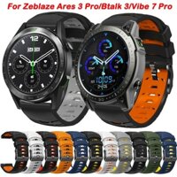 Dây Đeo Đồng Hồ Cho Zeblaze Ares 3 Pro / Vibe 7 Pro / Btalk 2 Lite / Stratos 2 Dây Đeo Silicon Thể Thao Thay Thế Dây Đeo Tay Correa Vòng Tay