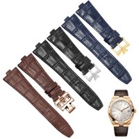 Dây Đeo Đồng Hồ Da Chính Hãng Cho Vacheron Constantin Series 4500V 5500V P47040 Dành Cho Nam Da Dây Đeo Đồng Hồ VC Babds 25 * 8