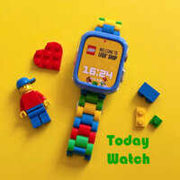 Dây đeo đồng hồ đeo tay LEGO iWatch màu cổ điển dây đeo táo mẫu nam nữ đáng yêu iWatch98765ultra