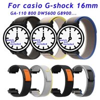 Dây đeo đồng hồ dệt bằng vải Nylon cho Casio G-SHOCK GA-110 700 GD100 Sport DW5600 G-5600 GW-M5610 Vòng đeo tay đồng hồ 16mm