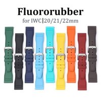 Dây đeo đồng hồ FKM Fluorubber cao cấp cho IWC PILOT PORTUGIESER PORTOFINO Band 20 mm. 21 mm. 22 mm.