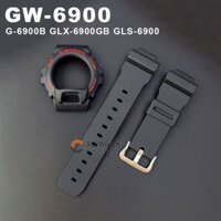 Dây đeo đồng hồ GW-6600 cho G shock GW 6900 DW6900 Vòng đeo tay dây đeo DW6600 Khung viền dây đeo