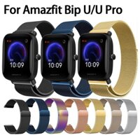 Dây đeo đồng hồ JANSIN thay thế bằng thép không gỉ 20mm cho Huami Amazfit Bip Lite GTS 2e GTS2 mini Amazfit Bip U Pro