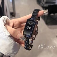 Dây đeo đồng hồ kim loại không đều cho Huawei Band 9 8 Vòng đeo tay bằng thép không gỉ cho Huawei Band 8 9 Phụ kiện dây đeo NFC