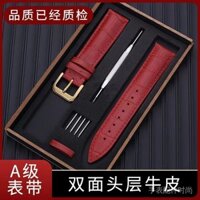 Dây đeo đồng hồ nữ da thật phù hợp với vòng đeo tay thời trang nam Casio dw Tissot Citizen Longines King ck Mido