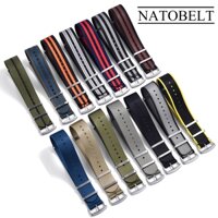 Dây đeo đồng hồ Nylon Nato 20mm 22mm Quân đội Dây đeo thể thao Vải Dây đeo cổ tay Quân đội Phụ kiện thông thường Thay thế Dây đeo đồng hồ Unisex Dây đeo Nylon