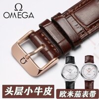 Dây đeo đồng hồ OMEGA OMEGA OMEGA OMEGA Diefei OMG Speedmaster Seamaster 300 Dây đeo đồng hồ da nam nữ 20
