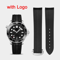 Dây đeo đồng hồ silicon 20mm cho Omega AQUA TERRA AT150 150m 300m 007 Seamaster Speedmaster Nhựa Đồng hồ cao su Dây đeo đồng hồ lặn Diver Thể thao Dây đeo đồng hồ nam nữ Vòng đeo tay