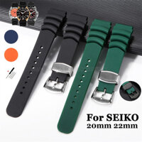 Dây đeo đồng hồ silicon bằng nhựa 20mm 22mm cho Seiko SKX007 SKX009 Dây đeo thay thế Dây đeo đồng hồ mềm chống nước cao su thể thao Vòng đeo tay đa năng Dây đeo cổ tay nam