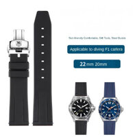 Dây đeo đồng hồ silicon chất lượng cao cho đồng hồ TAG Heuer Fluoroelastomer với Aquaracer F1 Carrera Monaco Vòng đeo tay thể thao Dây đeo đồng hồ mồ hôi chống nước