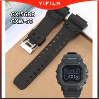 Dây đeo đồng hồ silicon thoáng khí YIFILM cho Casio G-shock GX-56BB GXW-56 GX56BB GXW56 Dây đeo đồng hồ thay thế