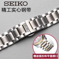 Dây đeo đồng hồ thay thế bằng thép cho đồng hồ cơ Seiko số 5 SNKP09K1 SNKM85J1