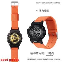Dây đeo đồng hồ thay thế Casio GA110DW5610 dây đeo cổ tay GA400 dây đeo vải nylon nam thể thao mới thoáng khí và đa năng