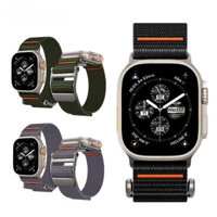 Dây đeo đồng hồ thể thao bằng Nylon cho Apple Watch Series Ultra / Ultra2 10 9 8 7 6 5 4 SE 49mm 46mm 45mm 44mm 42mm
