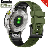 Dây đeo đồng hồ thể thao silicon cho Garmin Fenix 8 E 51mm 47mm 7X 6 5 Quick Fit 22mm 26mm Chống nước Man Dây đeo cổ tay Garmin Forerunner 945 Quatix7 MK2 Band