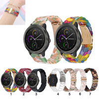 Dây đeo đồng hồ thông minh bằng nhựa trong suốt cho Garmin Vivoactive 3 Music / Forerunner 645 245 / Venu Sq