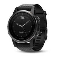 Dây đeo Garmin Fenix 5S Sapphire - 42mm Black with Black Band