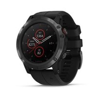 Dây đeo Garmin Fenix 5X Plus Sapphire 51mm, DLC Carbon Gray w/Black Band