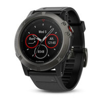 Dây đeo Garmin Fenix 5X Sapphire - 51mm Slate Gray with Black Band