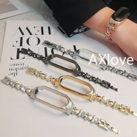 Dây đeo gấu kim cương Bling cho Xiaomi Mi Band 8 7 6 5 4 3 Vòng đeo tay liên kết bằng thép không gỉ cho MiBand 8 NFC Dây đeo cổ tay thay thế Thắt lưng nữ