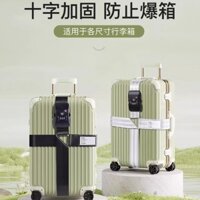 Dây đeo hành lý cho vali, dây đeo chéo, dây đai dày cho xe đẩy du học, dây buộc gia cố một từ, dây đai điều chỉnh BIRL