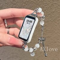 Dây đeo hạt cho Huawei Band 9 8 6 7 Dây đeo đồng hồ thay thế dây đeo cổ tay cho Honor Band 8 7 6Bracelet Phụ kiện