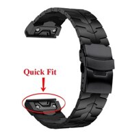 Dây Đeo Inox Cho Đồng Hồ Thông Minh Garmin Fenix 5X Plus 6X Pro Solar 7X (26mm)