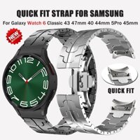 Dây Đeo Inox Cho Đồng Hồ Thông Minh samsung galaxy watch6 classic 43 47mm 40 44mm 5pro 45mm 4classic 42mm 46mm