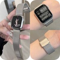 Dây Đeo Inox Cho Đồng Hồ Thông Minh iwatch S8 / Ultra / S7 / SE / 6 / 5 / 4 / 3