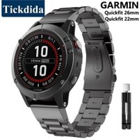 Dây Đeo Inox Cho Đồng Hồ Thông Minh Garmin Fenix 7 Pro 7X Pro 6 6X 5X Plus Garmin Epix Pro Tactix 7 Pro