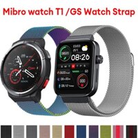 Dây Đeo Inox Khóa Nam Châm Cho Đồng Hồ Thông Minh Mibro Watch T1 GS xiaomi Mibro Watch T1 / GS