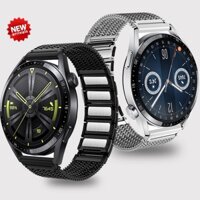 Dây Đeo Inox Khóa Nam Châm 20mm 22mm Cho Galaxy Watch 3 4 Pro 46mm Huawei Watch 3 GT 2 Pro GT3